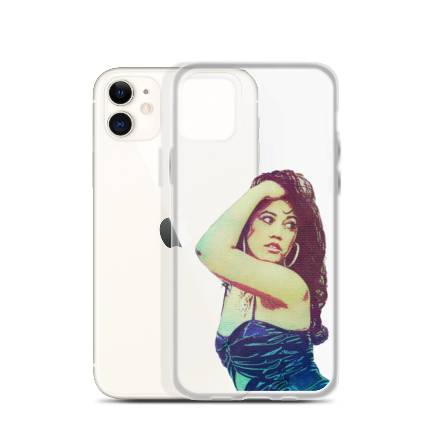 Clear Ariel Saree Case for iPhone®