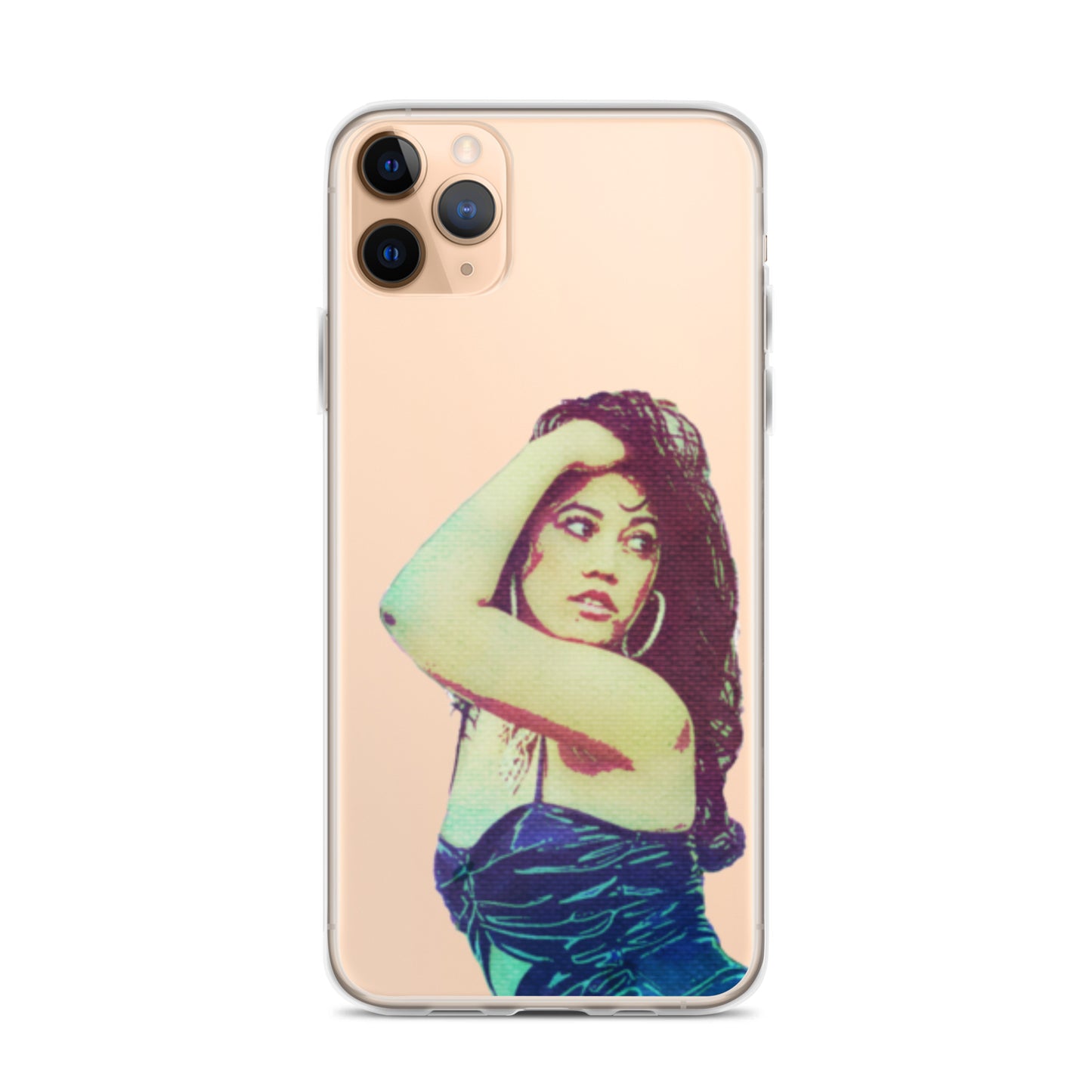 Clear Ariel Saree Case for iPhone®