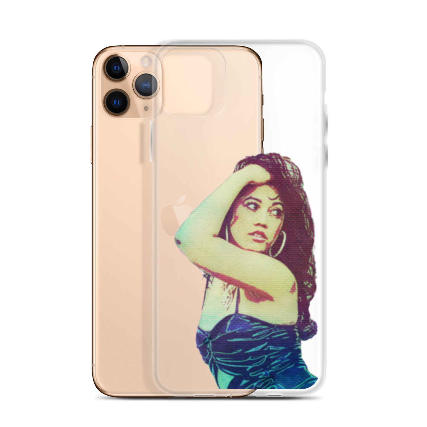 Clear Ariel Saree Case for iPhone®