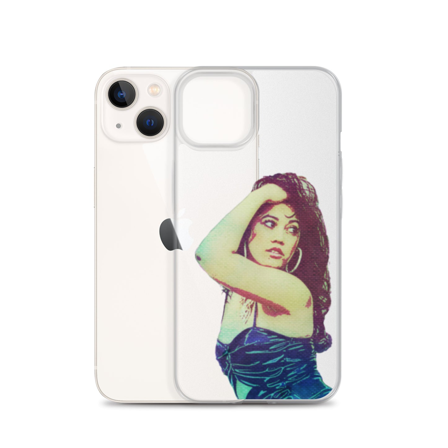 Clear Ariel Saree Case for iPhone®