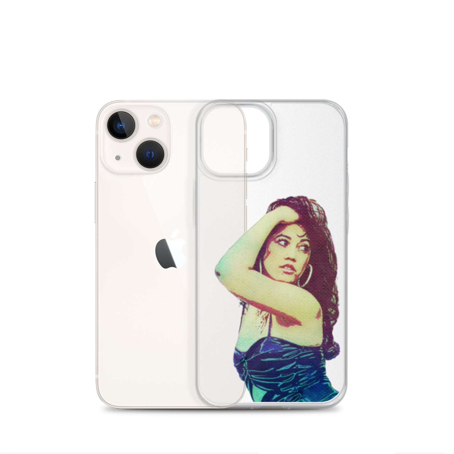 Clear Ariel Saree Case for iPhone®