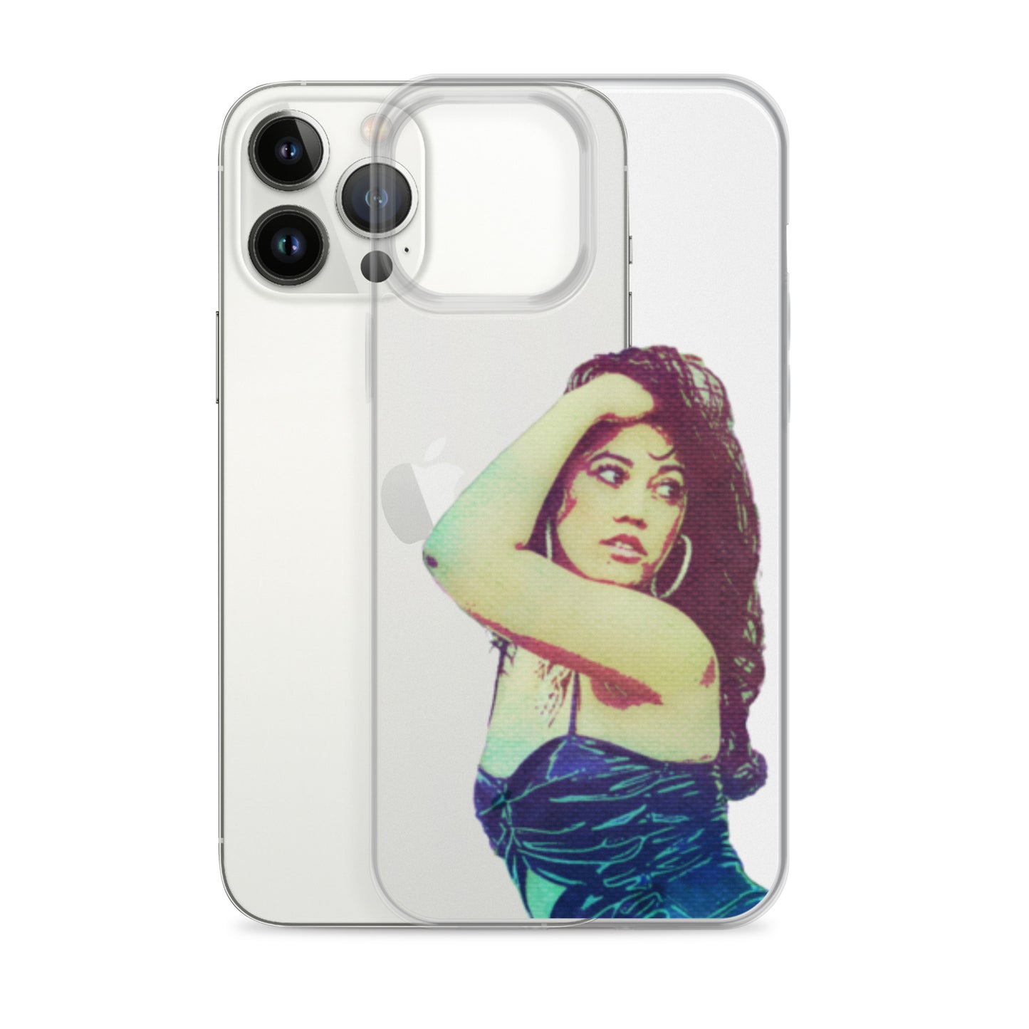 Clear Ariel Saree Case for iPhone®