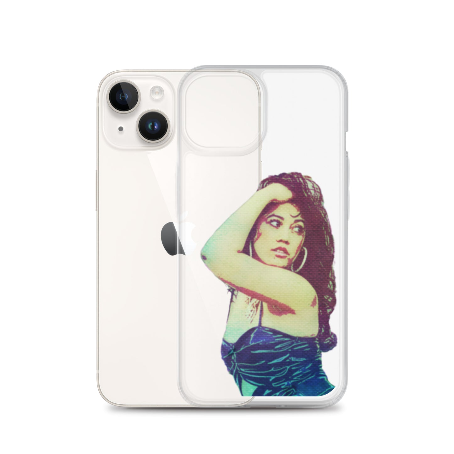 Clear Ariel Saree Case for iPhone®