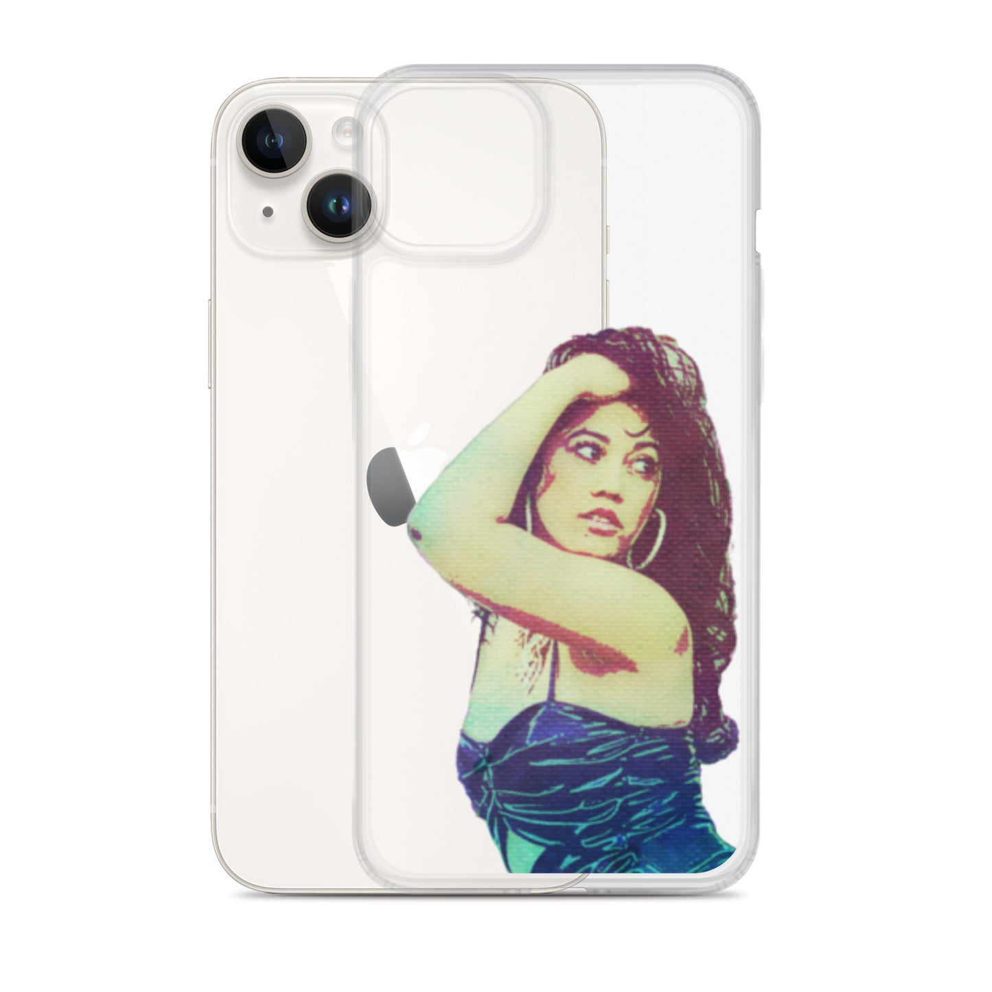 Clear Ariel Saree Case for iPhone®