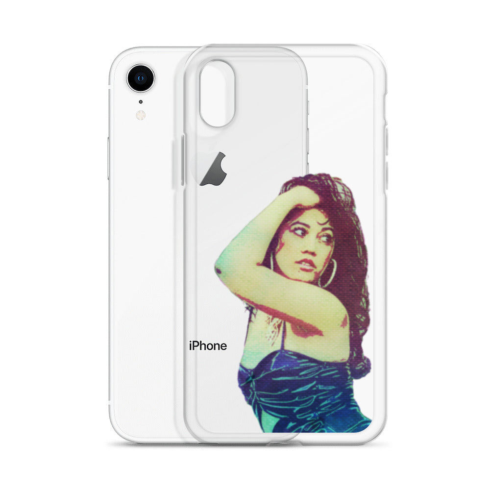 Clear Ariel Saree Case for iPhone®