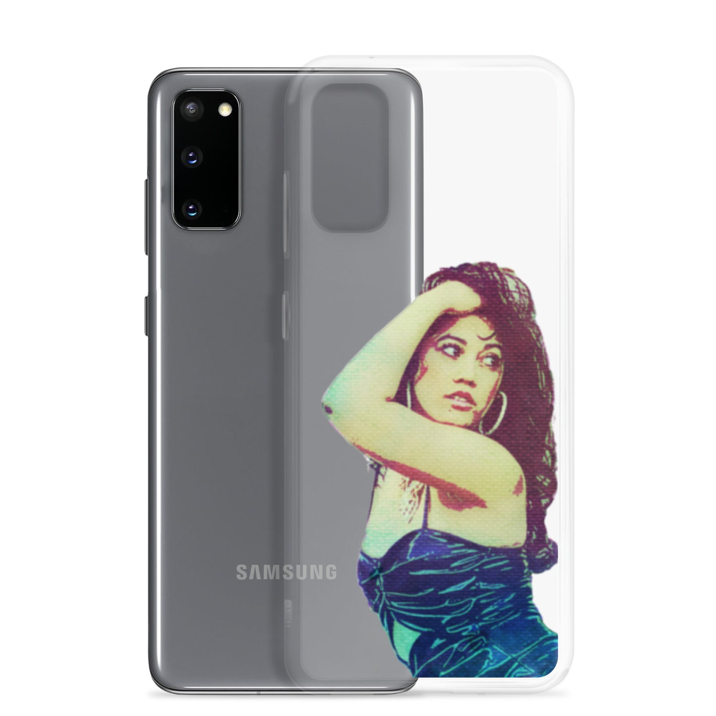 Clear Ariel Saree Case for Samsung®