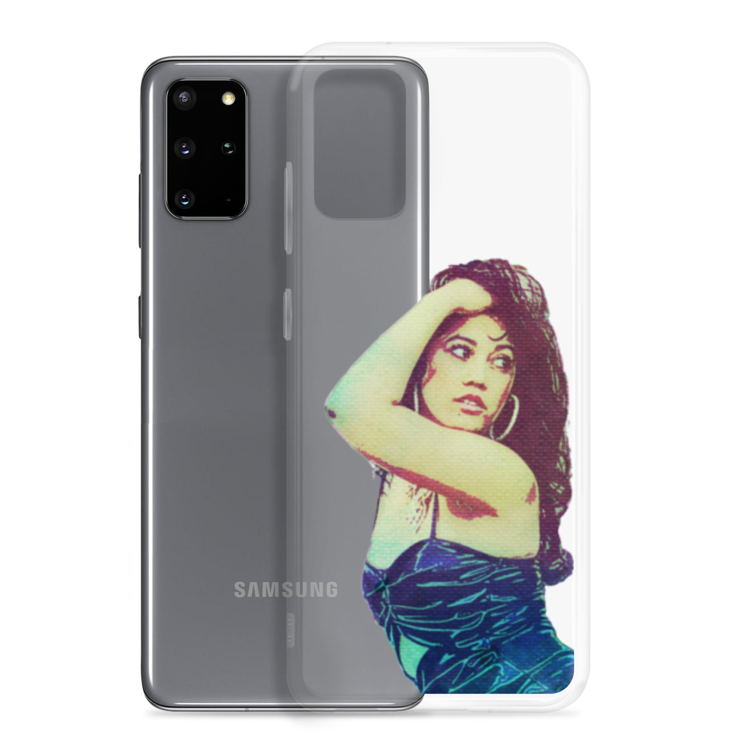 Clear Ariel Saree Case for Samsung®