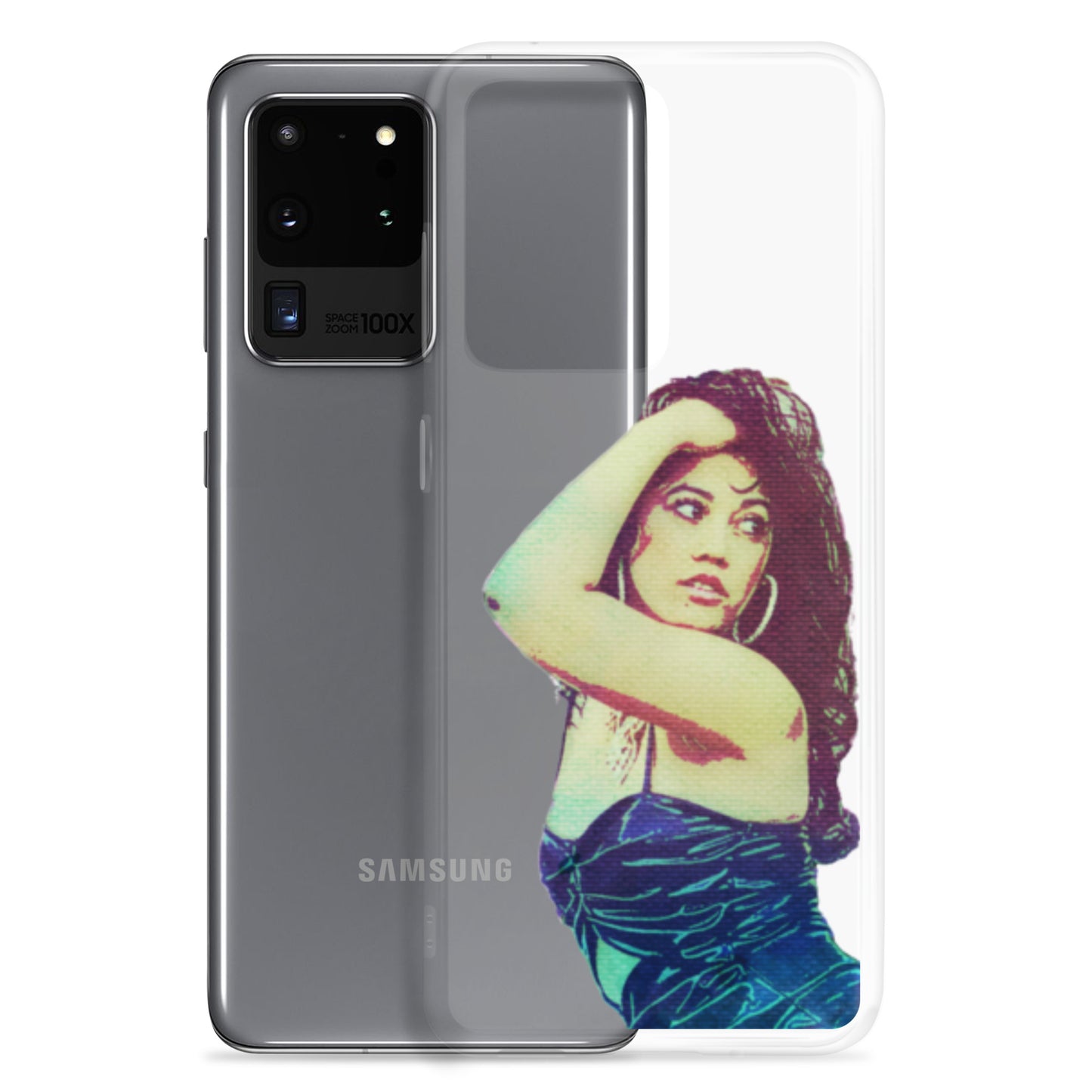 Clear Ariel Saree Case for Samsung®