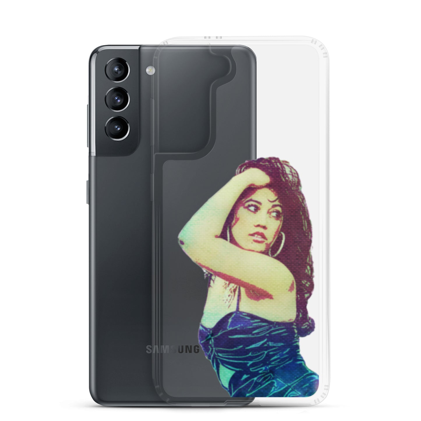 Clear Ariel Saree Case for Samsung®