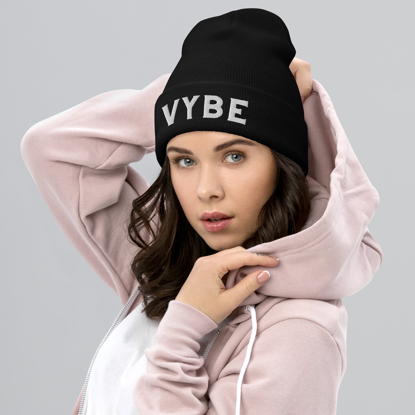 Cuffed Beanie - Vybe White