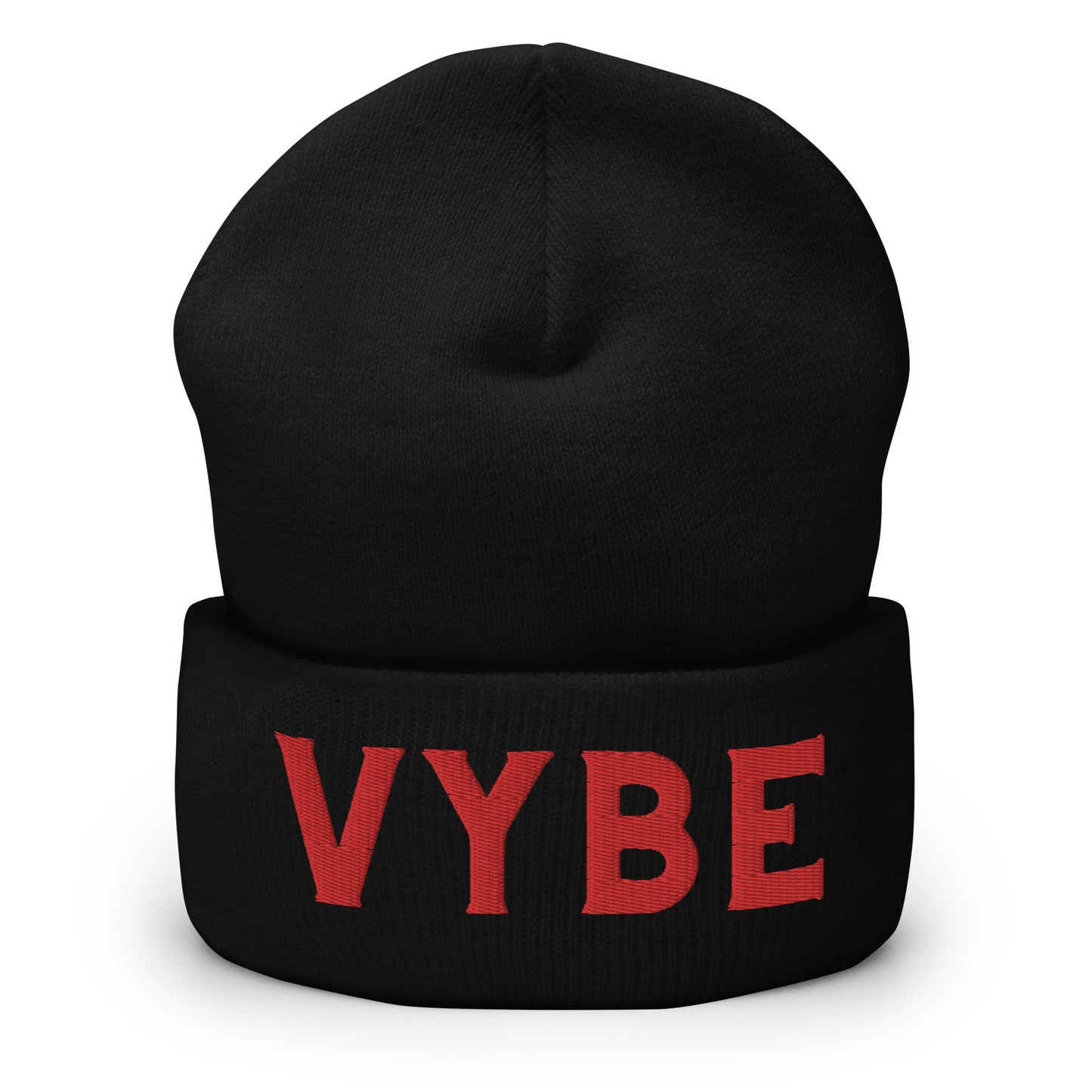 Cuffed Beanie - Vybe Red