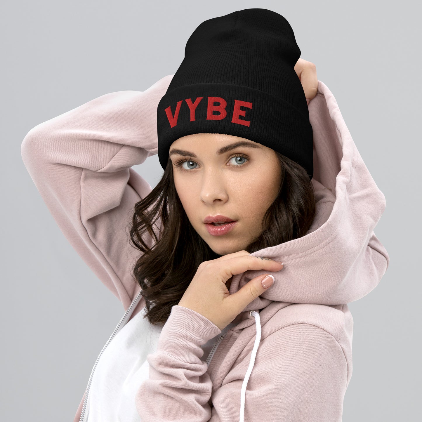 Cuffed Beanie - Vybe Red