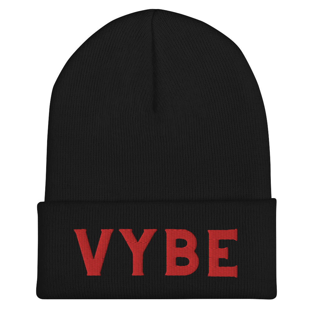 Cuffed Beanie - Vybe Red