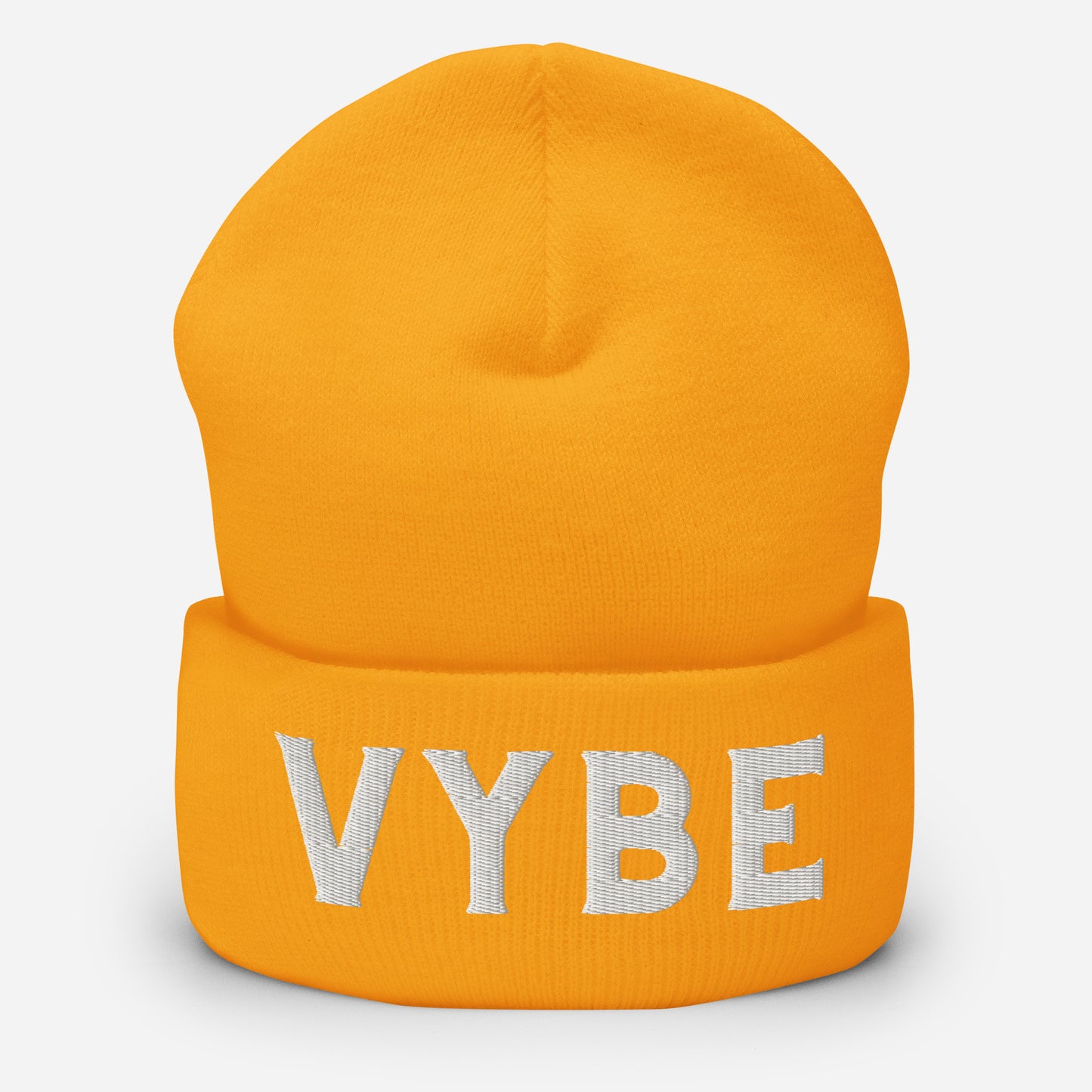 Cuffed Beanie - Vybe White