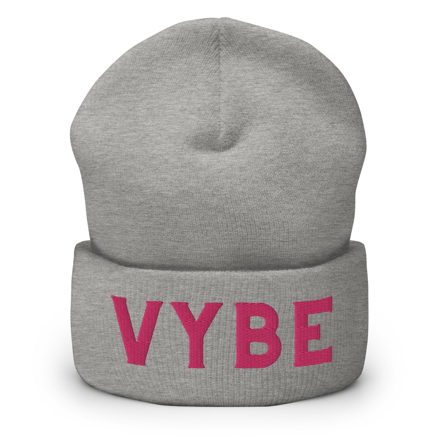 Cuffed Beanie - Vybe Pink