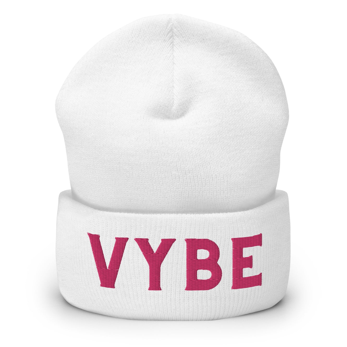 Cuffed Beanie - Vybe Pink