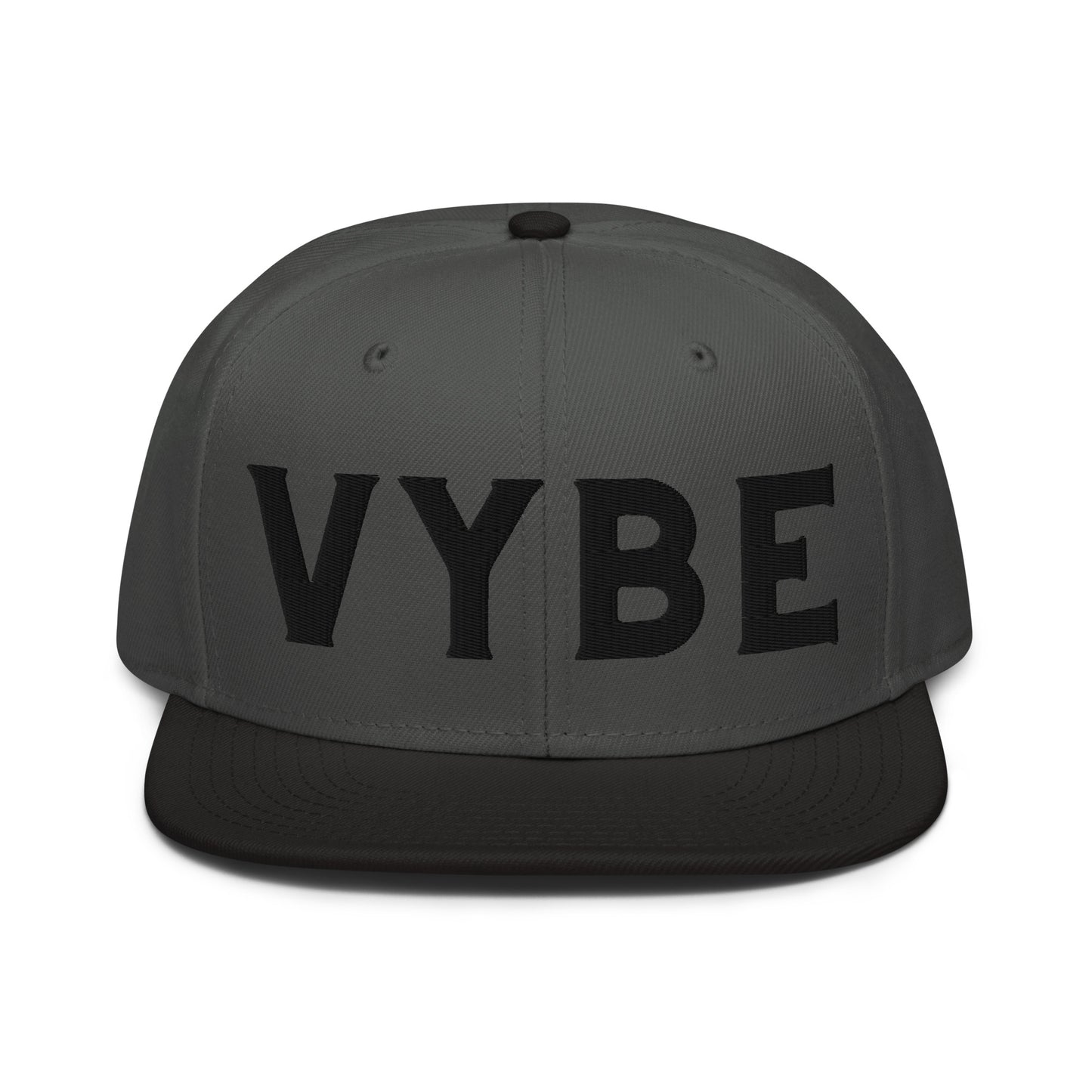 Snapback Hat - Vybe Black