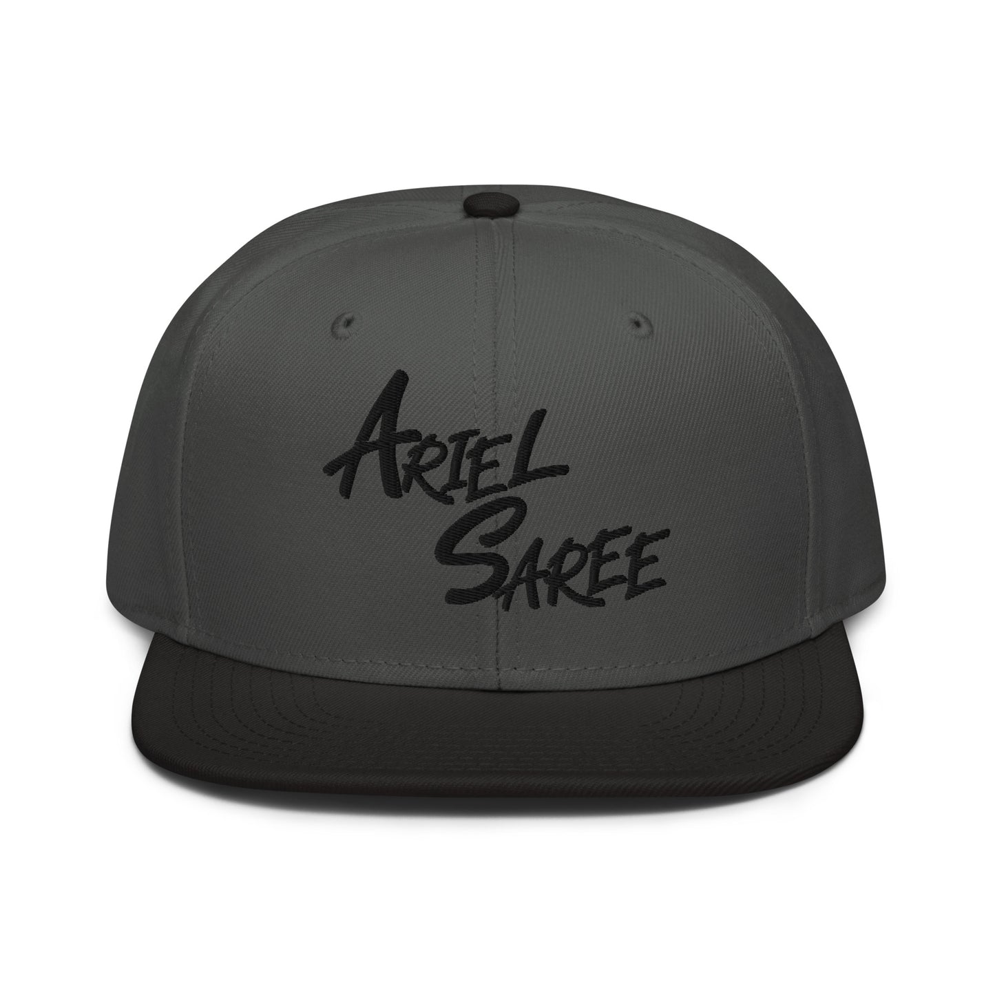 Snapback Hat - Ariel Saree Black