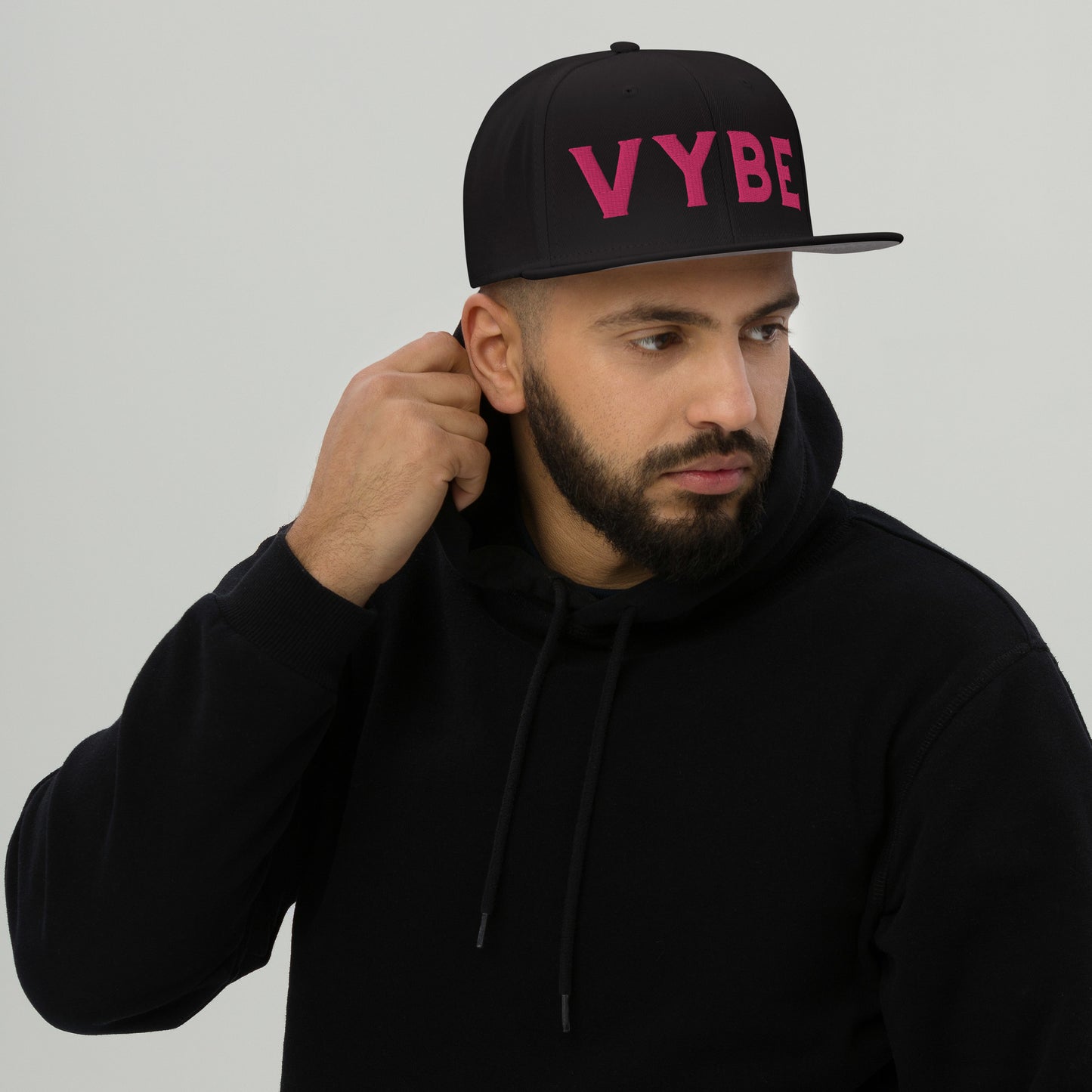 Snapback Hat - Vybe Pink