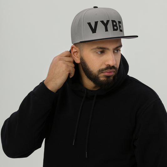 Snapback Hat - Vybe Black