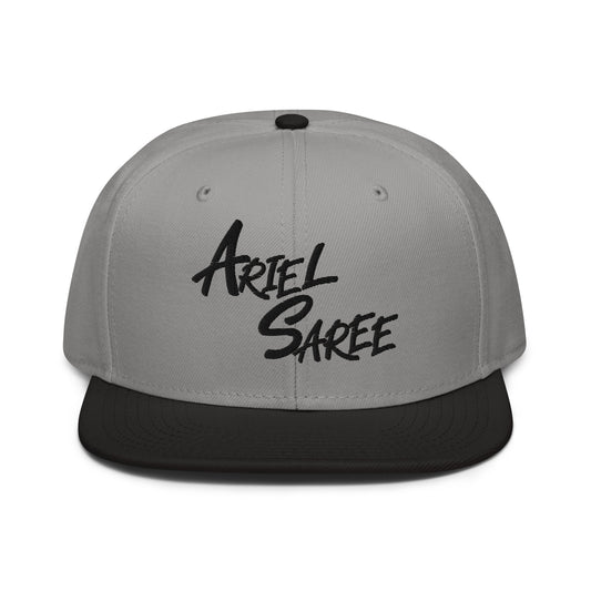 Snapback Hat - Ariel Saree Black