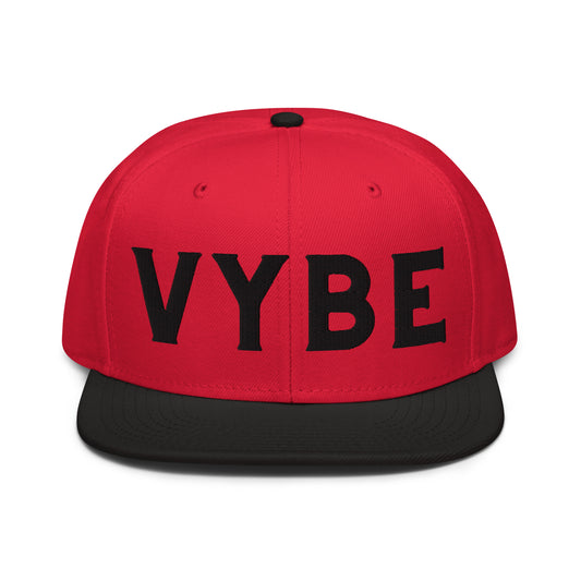 Snapback Hat - Vybe Black