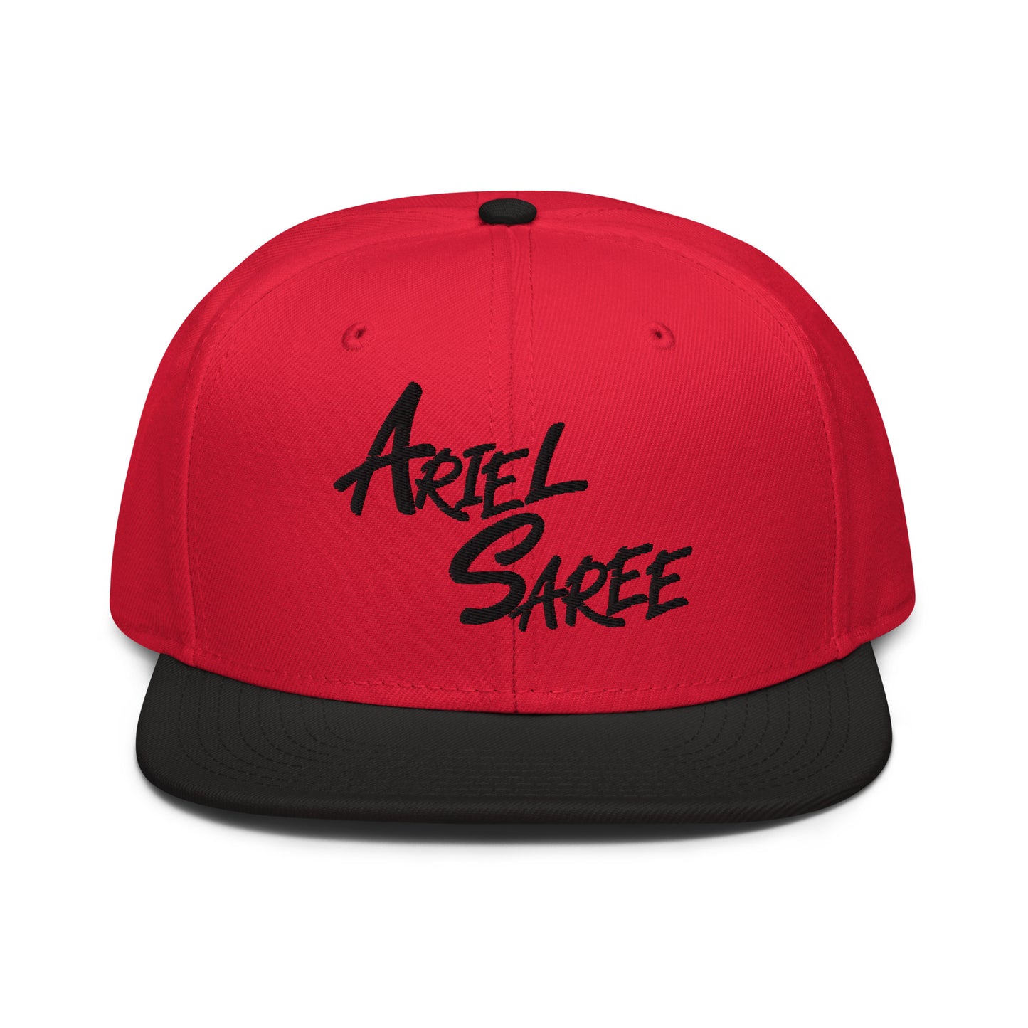 Snapback Hat - Ariel Saree Black