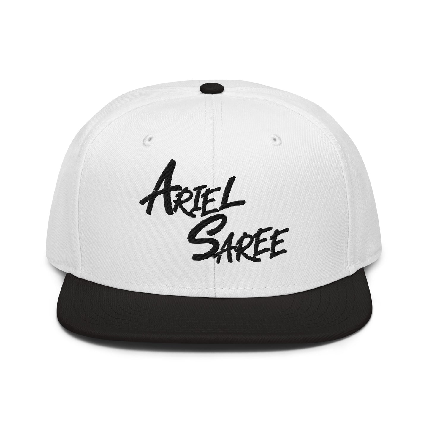 Snapback Hat - Ariel Saree Black