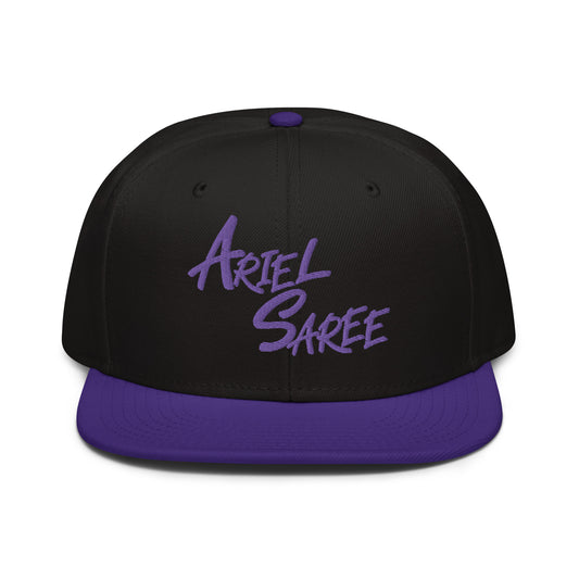 Snapback Hat - Ariel Saree Purple