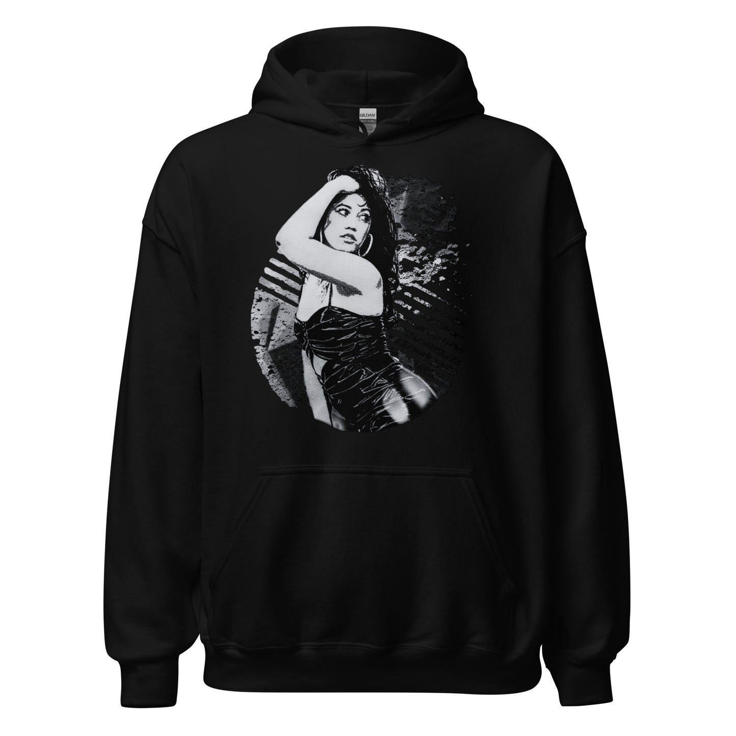 Unisex Hoodie - Black and White Phases Art Graphic