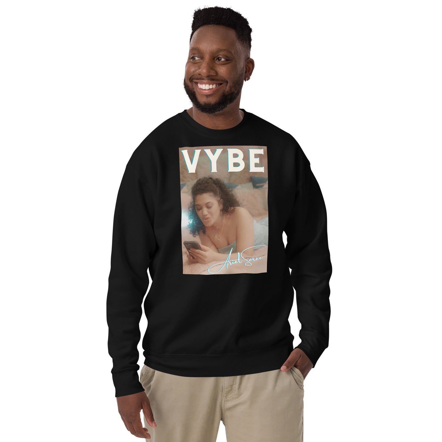 Unisex Premium Sweatshirt - Vybe Graphic