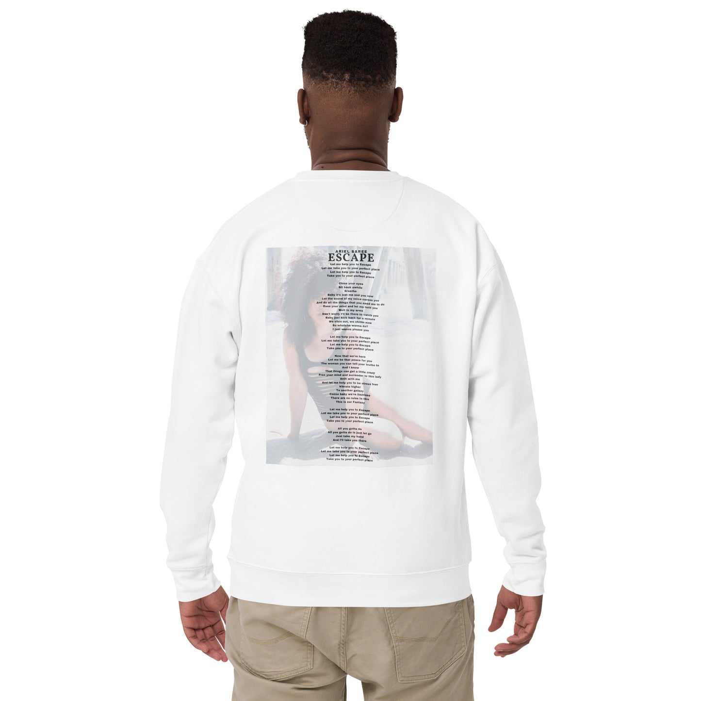 Unisex Premium Sweatshirt - Lyrics Collection - Escape 2