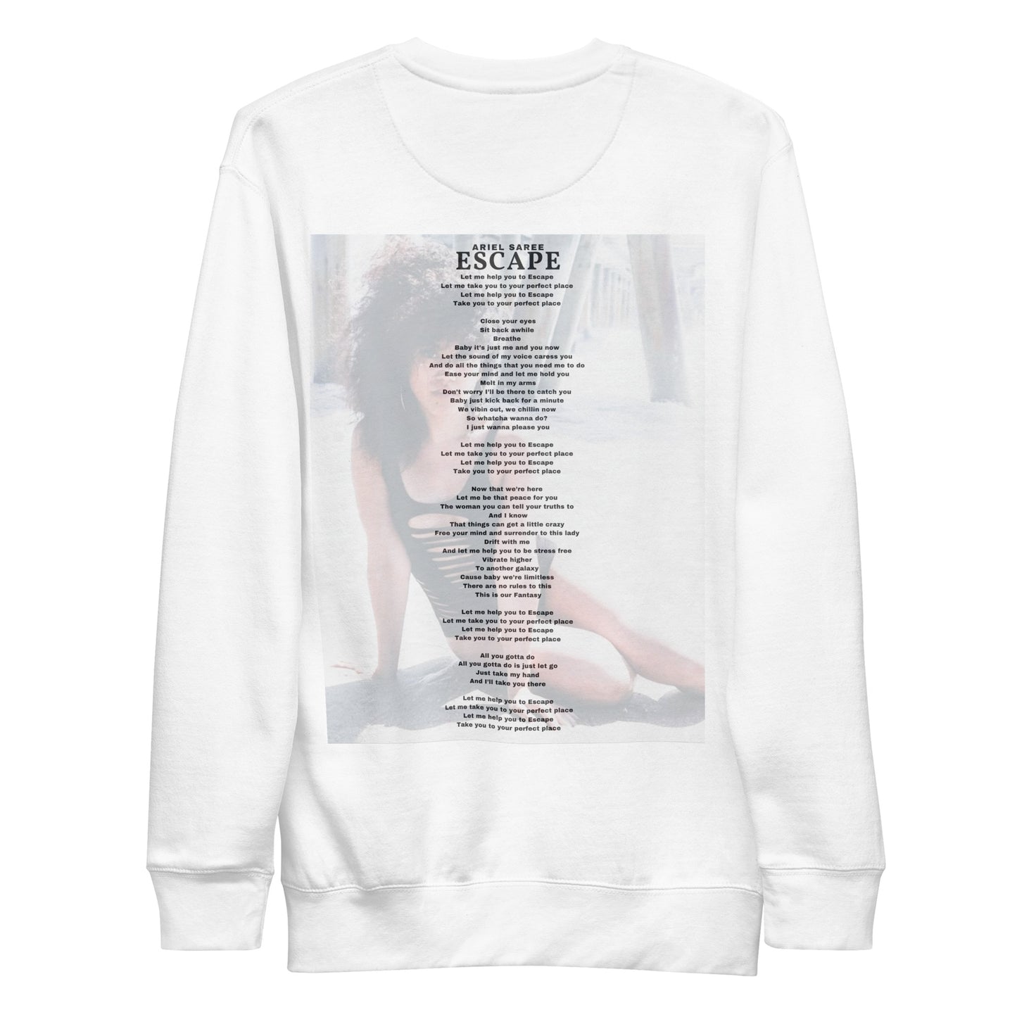 Unisex Premium Sweatshirt - Lyrics Collection - Escape 2