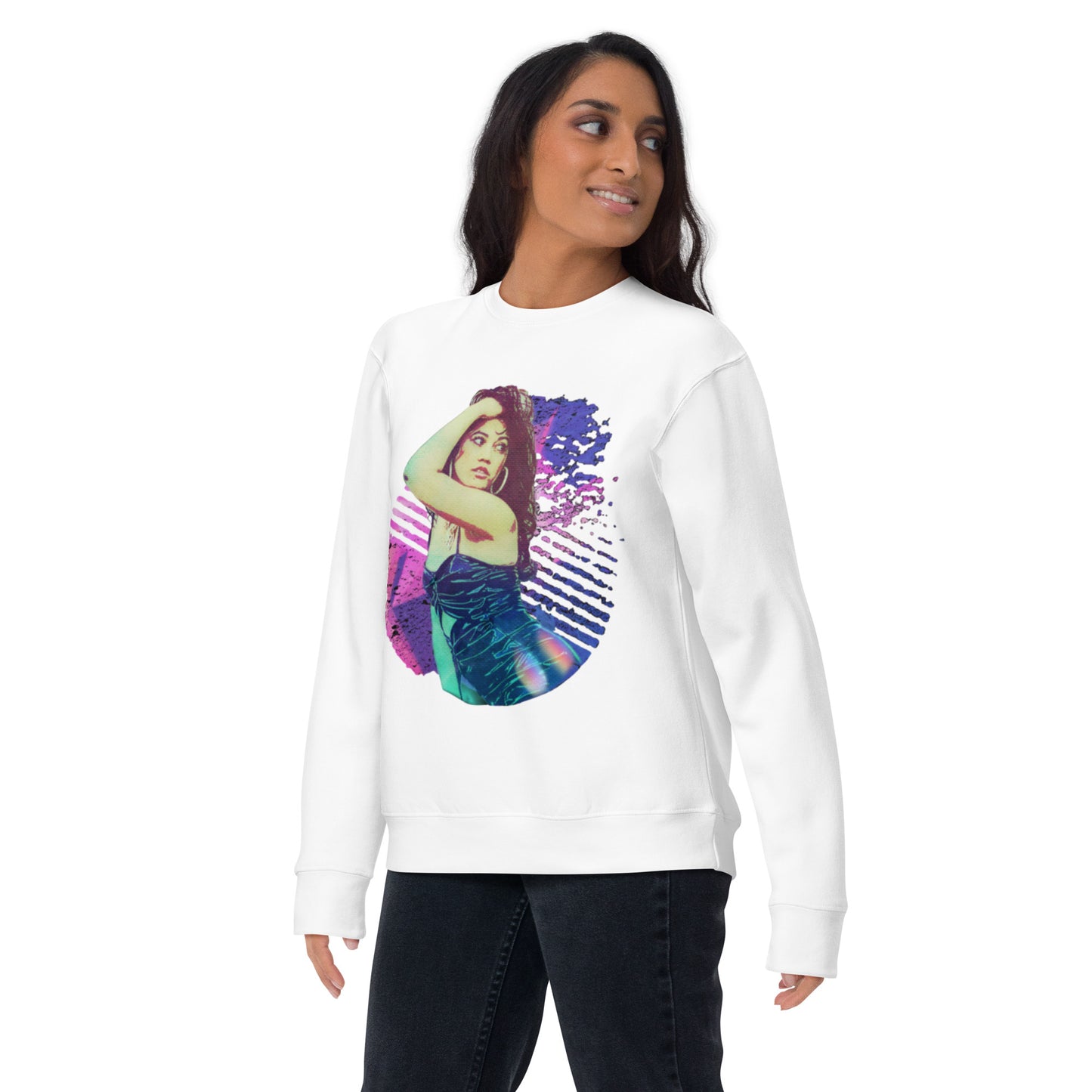 Unisex Premium Sweatshirt - Color Phases Art Graphic