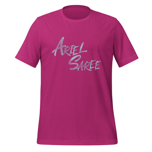 Unisex T-shirt - Pink Ariel Saree Name Graphic