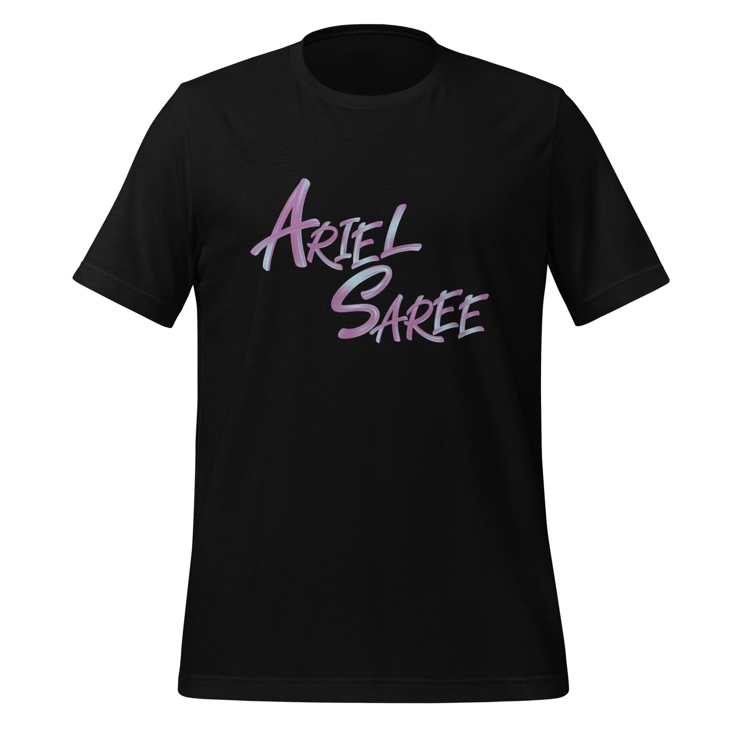 Unisex T-shirt - Pink Ariel Saree Name Graphic