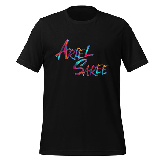 Unisex T-shirt - Multi Color Ariel Saree Name Graphic