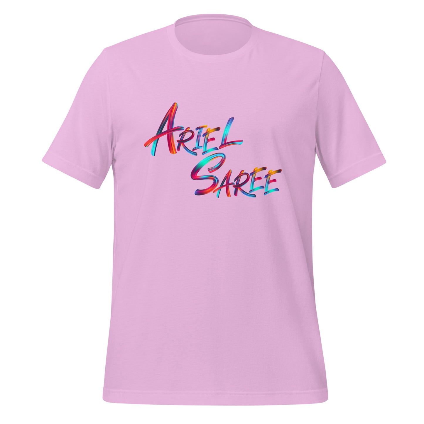 Unisex T-shirt - Multi Color Ariel Saree Name Graphic