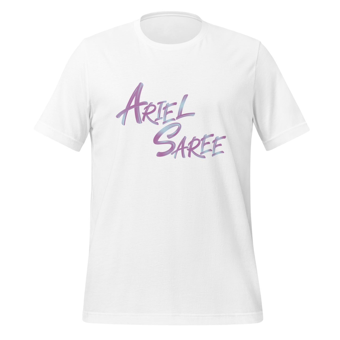 Unisex T-shirt - Pink Ariel Saree Name Graphic