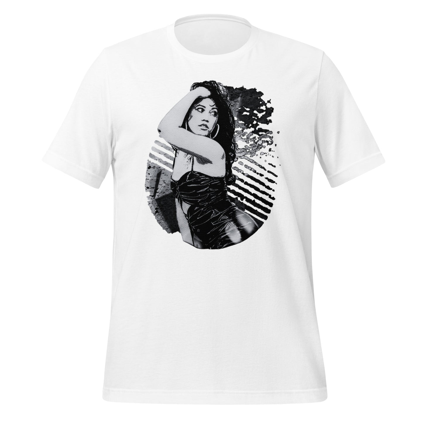 Unisex T-shirt - Black and White Phases Art Graphic