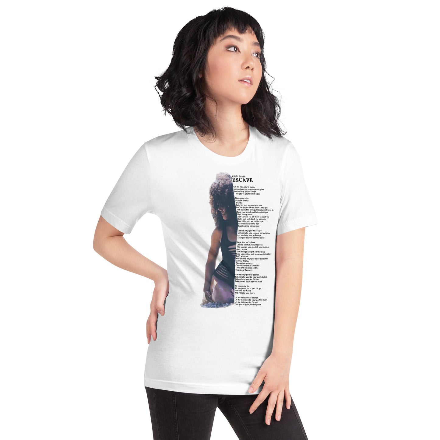 Unisex T-shirt- Lyrics Collection - Escape 1